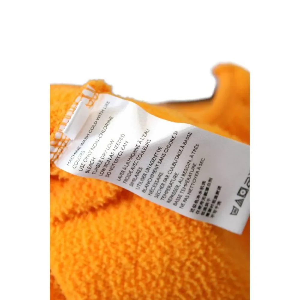 Urban Outfitters Womens Long Sleeve Mock Neck Knit Sweatshirt Orange Size Medium